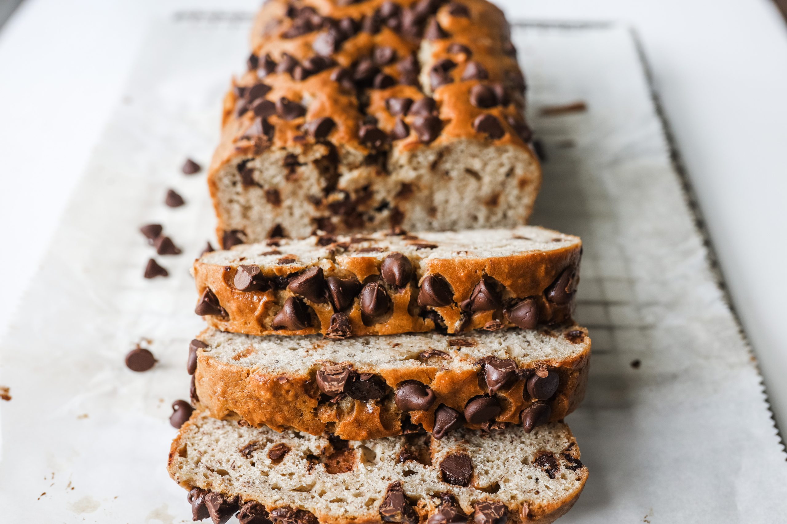 Chocolate Chip Loaf Banana Bread Recipe - OMG! Yummy